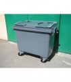 Conteneur 4 roues type Grand Lyon, gris - 660 litres - COLLVERT