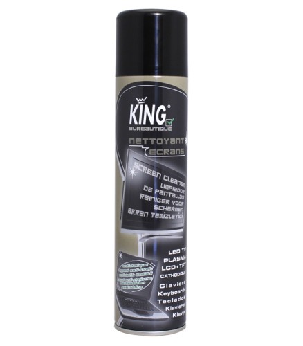 Ecran ordinateur aérosol, 400 ml - KING