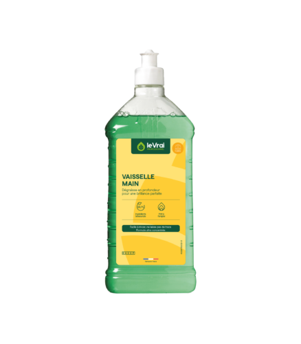 Vaisselle Main pour la cuisine - Flacon 1 litre - LE VRAI PROFESSIONNEL