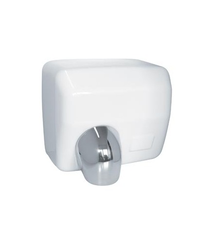 Sèche mains Ouragan manuel époxy, blanc - JVD