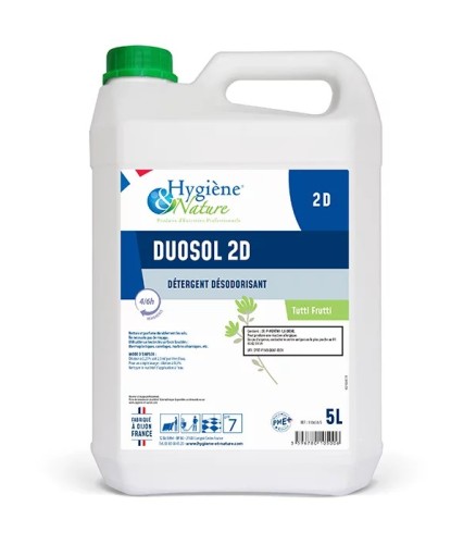 Duosol Tutti Frutti 2D 5L | Nettoyant désodorisant écolabel
