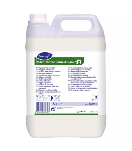 Jontec Shine and Care 5L | Diversey – Brillance & protection