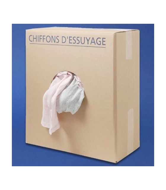 Chiffons tricot extra-clairs, 5 kg - BIC