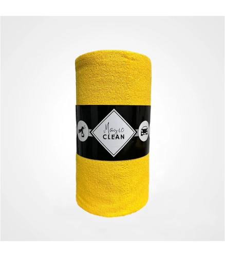 LAVETTE MAGIC CLEAN JAUNE RLX DE 75 MICROFIBRE PRE DECOUPEES
