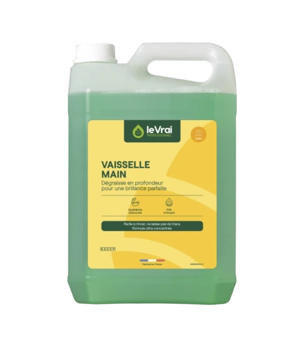 Vaisselle Main pour la cuisine - Bidon de 5 litres - LE VRAI PROFESSIONNEL