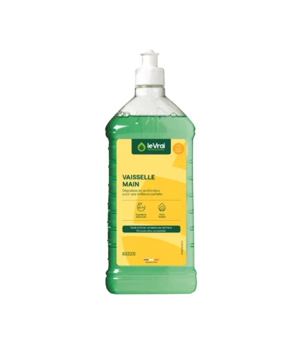 Vaisselle Main pour la cuisine - Flacon 1 litre - LE VRAI PROFESSIONNEL