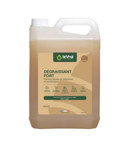 Dégraissant fort - Bidon 5 litres - LE VRAI PROFESSIONNEL