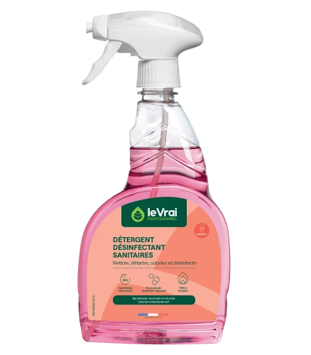 Désinfectant DDS Bruyère pour sanitaires - Bidon de 750 ml - LE VRAI PROFESSIONNEL