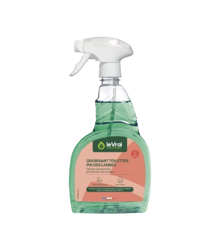 Odorisant toilettes - Pulvérisateur 750 ml - LE VRAI PROFESSIONNEL