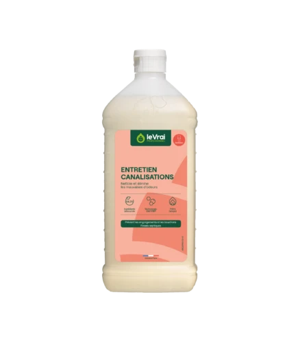 Entretien canalisations et fosses septiques - Flacon 1 litre - ENZYPIN