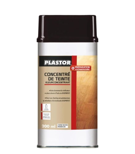 Concentré teinte chêne moyen 200 ml | PLASTOR Bois Pro