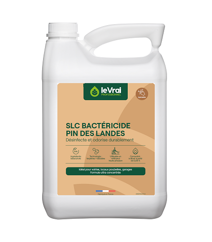 Odorisant désinfectant SLC Bactéricide, Pin des Landes - 5 litres - LE VRAI PROFESSIONNEL