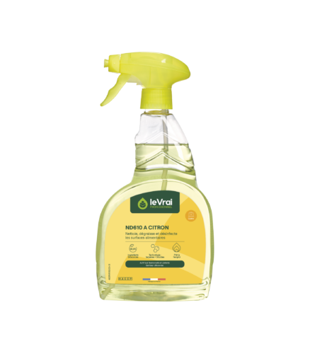 ND 610 A milieu alimentaire - Pulvérisateur 750 ml - LE VRAI PROFESSIONNEL