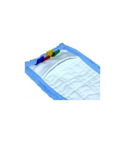Frange balai à plat 50 x 13 cm microfibre - DME