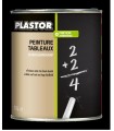 Peinture tableau vert mat, 1 litre - PLASTOR