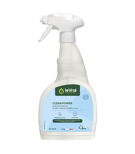 Détachant Clean Power - Pulvérisateur 750 ml - LE VRAI PROFESSIONNEL