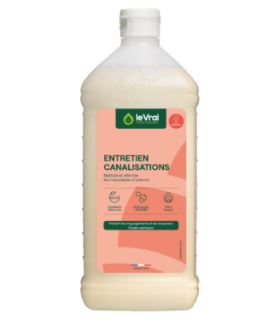 Entretien canalisations et fosses septiques - Flacon 1 litre - ENZYPIN