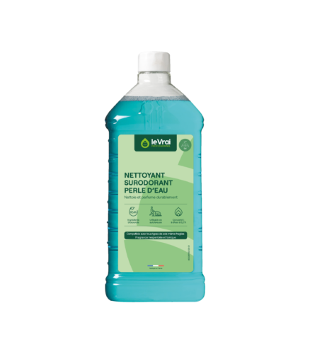 Ménage parfumant désinfectant Perle d'eau - 5 litres - LE VRAI PROFESSIONNEL