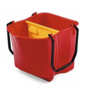 Seau bi-bac 2 x 14 litres avec cloison - DME