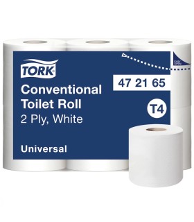 Papier WC T4 traditionnel universal, 2 plis, 200 feuilles - TORK