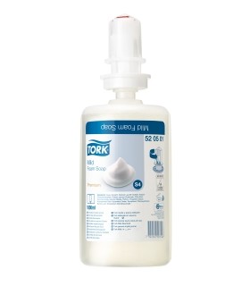 Savon S4 mousse doux, 1 litre - TORK