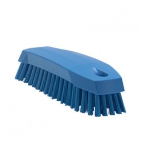 Brosse à main 200 mm dure, bleue - VIKAN
