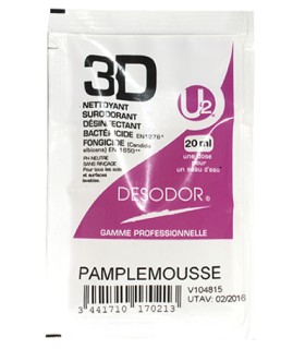 Détergent, désinfectant, odorisant 3D Pamplemousse, 250 doses - DESODOR