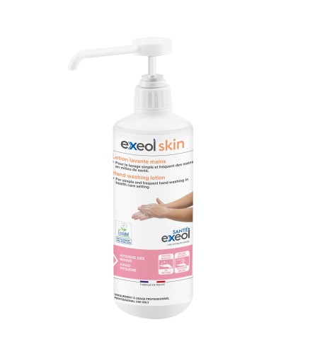 SAVON MAIN ECOLABEL EXEOL SKIN 500ML+POMPE