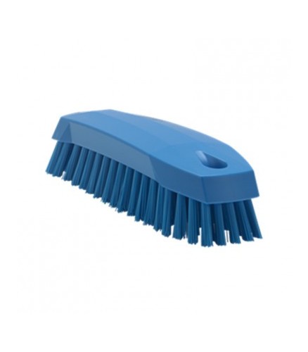 Brosse à main 200 mm dure, bleue - VIKAN