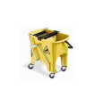 Seau rocket presse à rouleaux 2 x 8 litres sur roues - DME