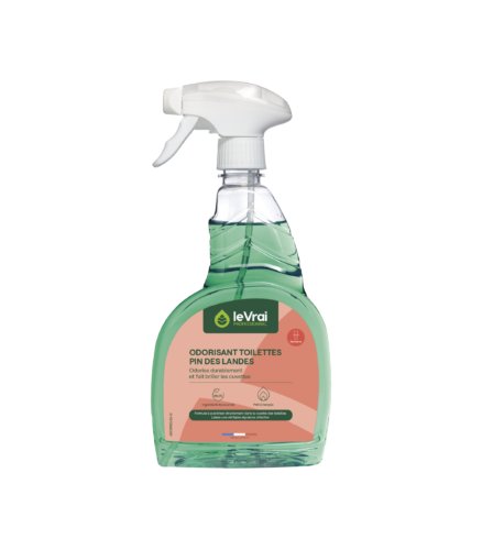 Odorisant toilettes - Pulvérisateur 750 ml - LE VRAI PROFESSIONNEL