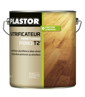 Vitrificateur parquet Primo-T2 gloss 30-45 satin - 5 litres - PLASTOR