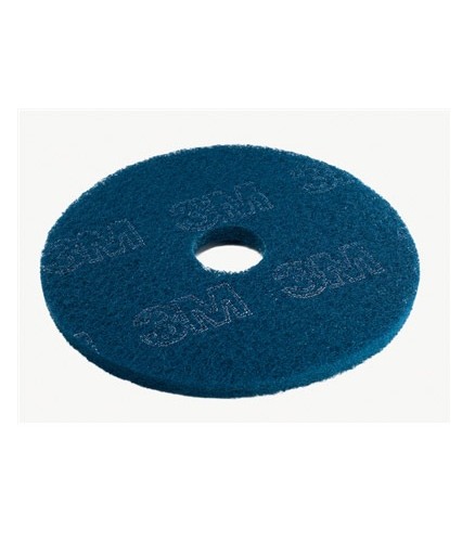 Disque d'entretien des sols bleu Scotch-Brite - Diamètre 355 mm - 3M