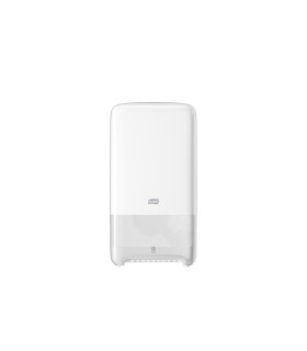 Distributeur T6 blanc, papier WC rouleaux - TORK