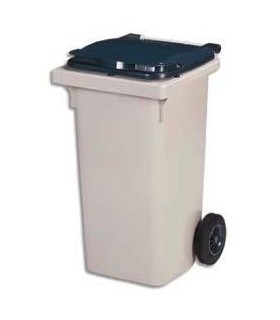 Conteneur 2 roues type Grand Lyon, gris - 140 litres - COLLVERT