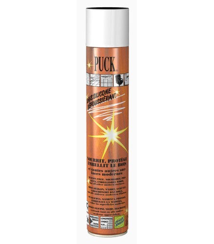 Polish sans silicone aérosol, 500 ml - PUCK