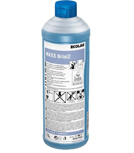 Nettoyant sols et surfaces Maxx Brial, bidon de 1 litre - ECOLAB