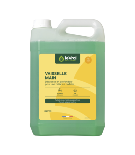 Vaisselle Main pour la cuisine - Bidon de 5 litres - LE VRAI PROFESSIONNEL