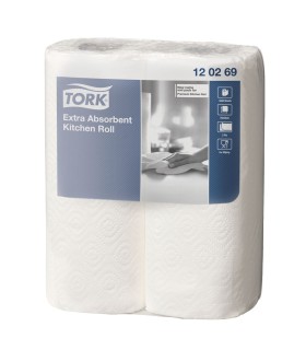 Essuie tout 64 feuilles, 24 rouleaux - TORK