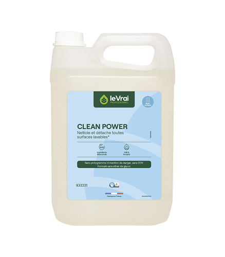 Détachant Clean Power - Bidon de 5 litres - LE VRAI PROFESSIONNEL