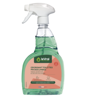 Odorisant toilettes - Pulvérisateur 750 ml - LE VRAI PROFESSIONNEL