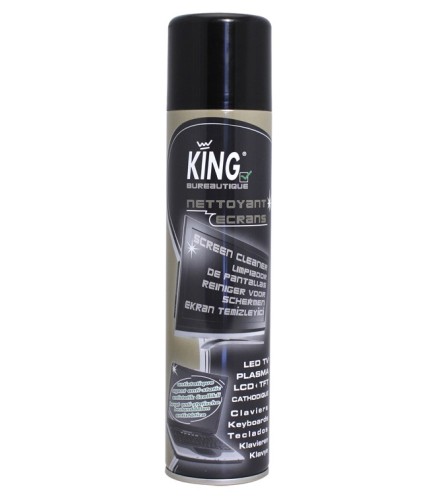 Ecran ordinateur aérosol, 400 ml - KING