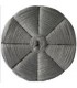 Disque laine d'acier inox, diamètre 432 mm, grade n°2 - TAMPEL