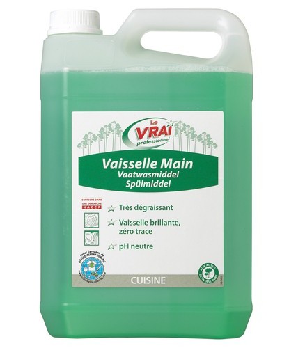 Vaisselle Main pour la cuisine - Bidon de 5 litres - LE VRAI PROFESSIONNEL
