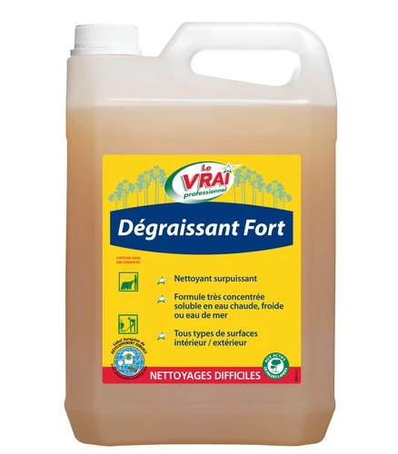 Dégraissant fort - Bidon 5 litres - LE VRAI PROFESSIONNEL