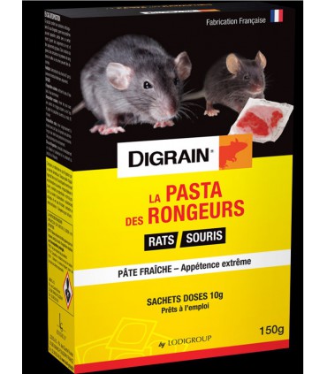 Pâte rats souris 150 gr DIGRAIN