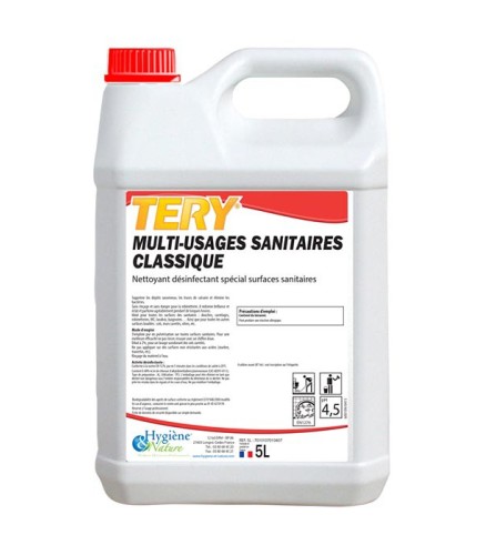 Multi-usages sanitaires classique Tery, 5 litres - HYGIENE ET NATURE