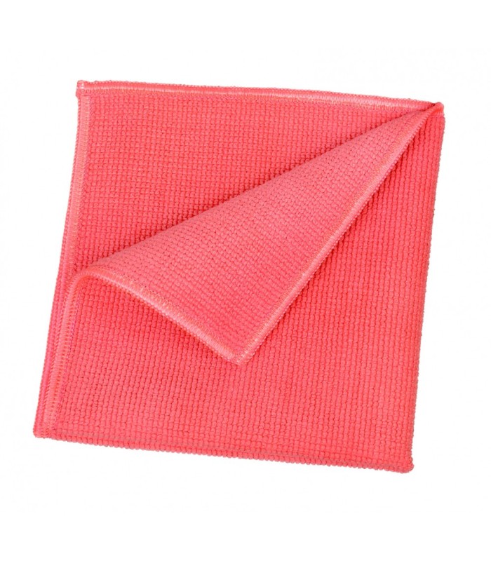 Basic Lavette Microfibre Rouge - 40x40 cm - Groupe HCP