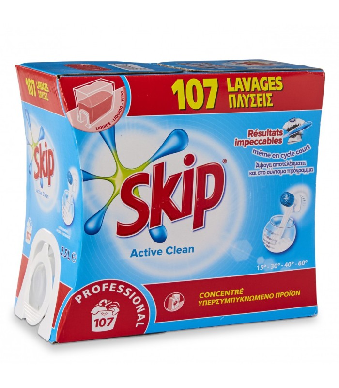 SKIP Lessive Liquide Active Clean 1,75l - 35 Lavages - 1750 ml