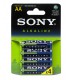 Piles Alkaline AA LR06, paquet de 4 - SONY